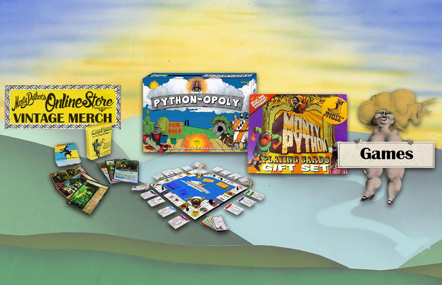 Monty Python Vintage Merchandise Sale News